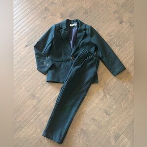 EUC boys green suit